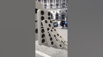 BIG Domino experiment - V14 🤯 #domino #experiment #dominoeffect