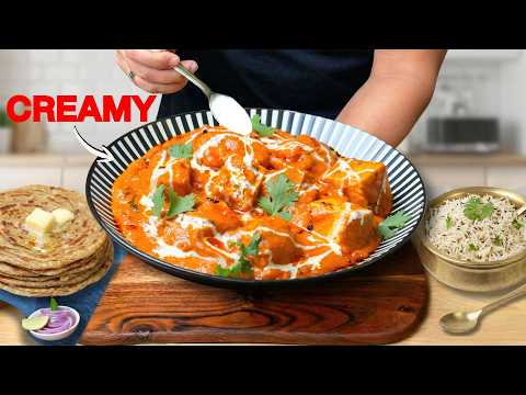 I made the CREAMIEST Paneer Butter Masala at Home !!