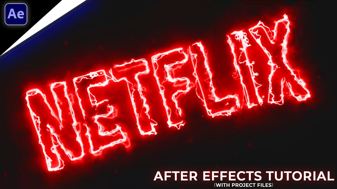 Lightning Logo Animation Tutorial in After Effects | Electric Neon Logo ...