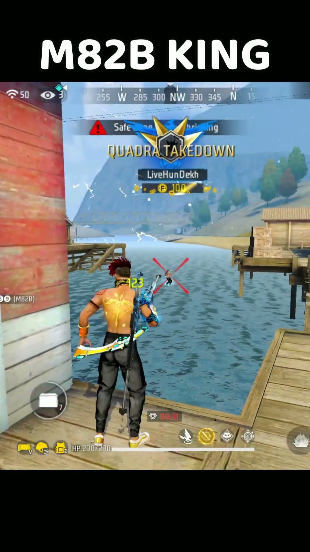 IMPOSSIBLE M82B CHALLNEGE ?? #shorts #freefireshorts