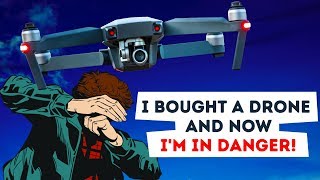 MY DRONE PUT ME IN DANGER. HORROR STORY ANIMATED