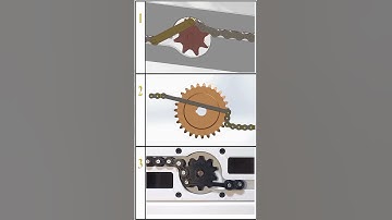 Mechanism for reverse motion#newdesign #chain #mechanism #mechanical #engineering #cadcam #cad #3d
