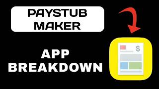 نظرة عامة على تطبيق Paystub Maker - ما الذي يمكن توقعه؟ screenshot 1