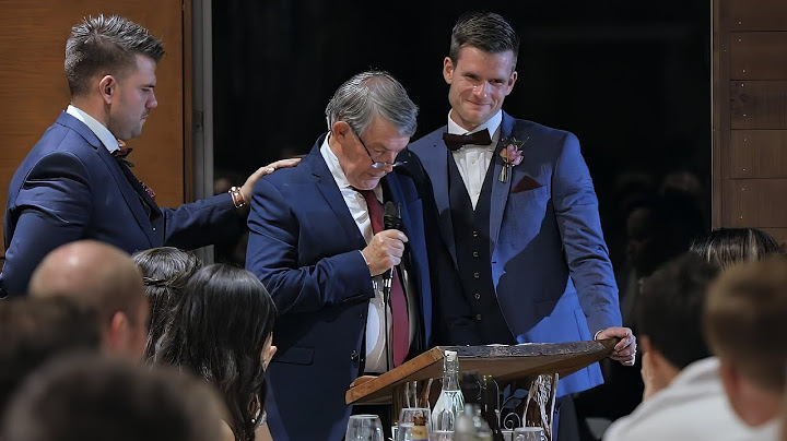 EPIC Father of the Groom Speech | An Incredibly Touching Moment with his Son