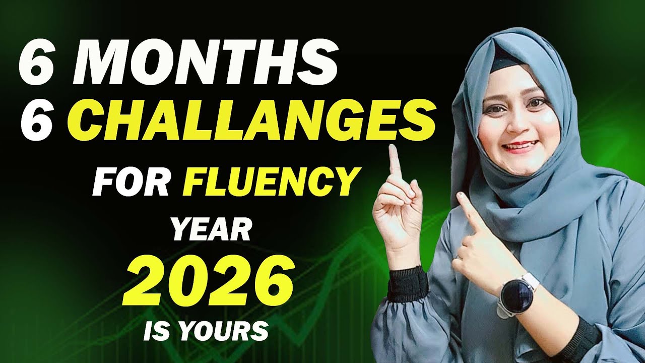6 Months. 6 Brutal Challenges. Reinvent Your English Speaking Skills Before 2025 Ends! Shalima