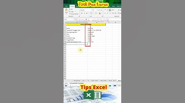 Luruskan Titik dua di Excel dengan cara ini  #belajarexcel #tipsexcel