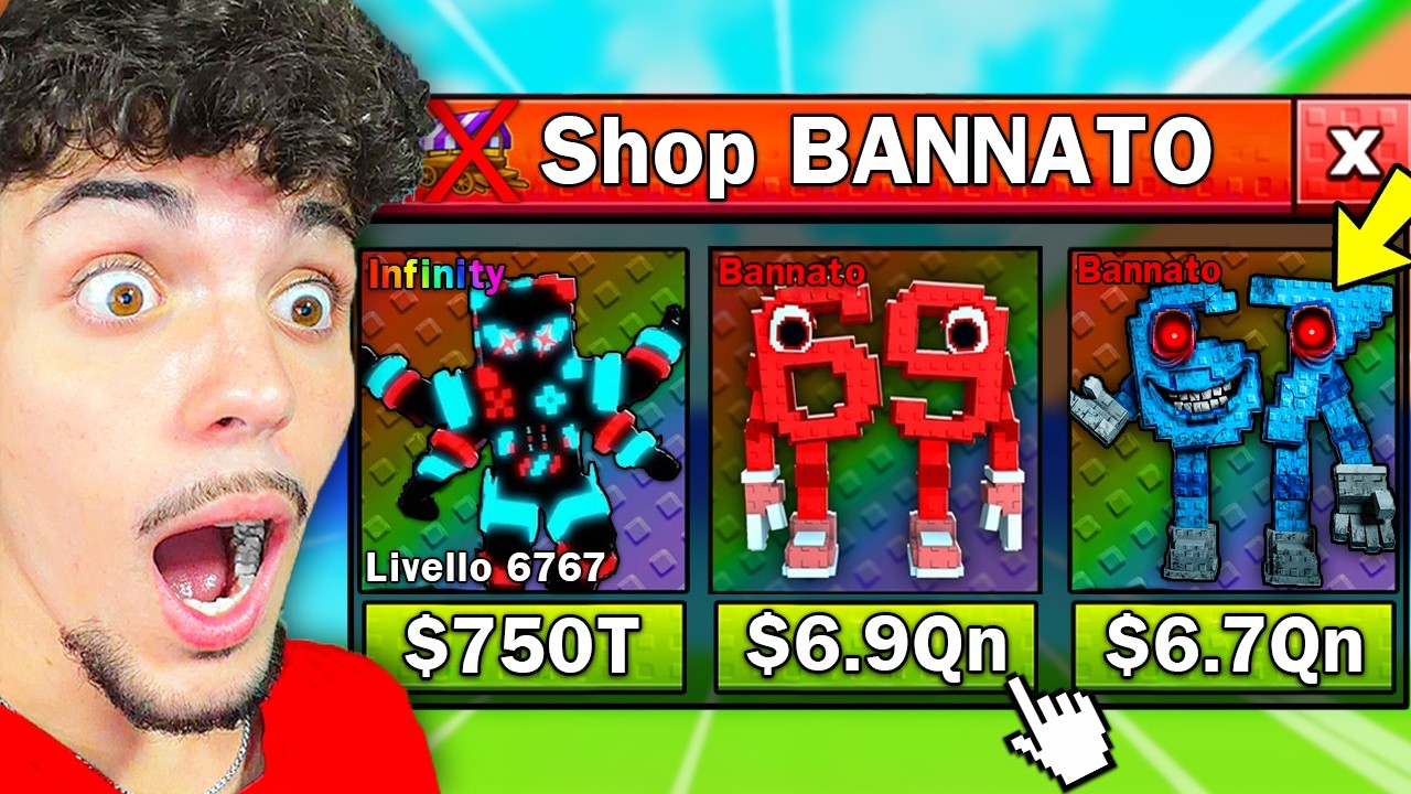 SALVA i BRAINROT DALLO TSUNAMI MA POSSO SHOPPARE BRAINROT DAL NEGOZIO BANNATO..