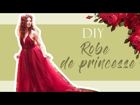 Robe de princesse en tulle pour photoshoot - DIY