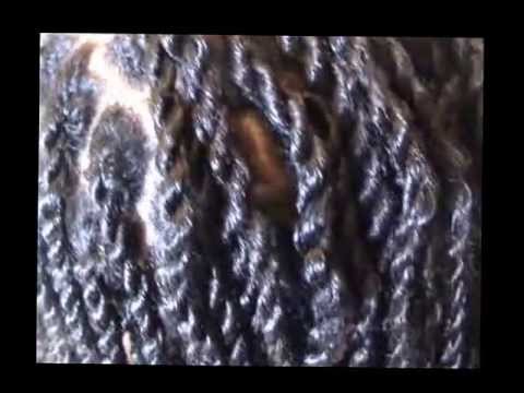 Two Strand Twist Using 100 Kanekalon Hair Sengelase Twists