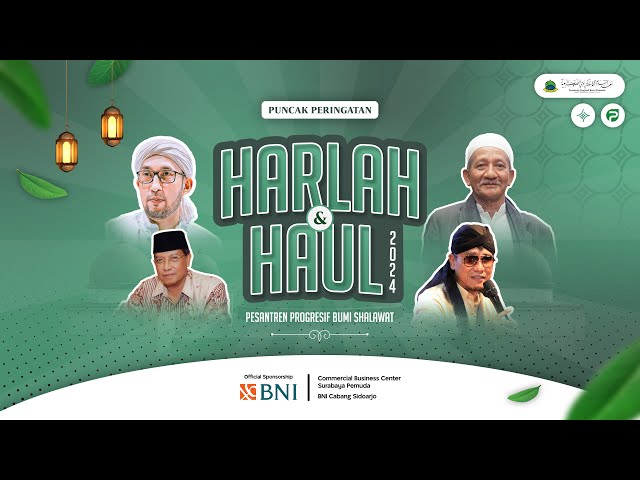 🔴[LIVE] HAUL u0026 HARLAH PP. PROGRESIF BUMI SHALAWAT BERSAMA AZ - ZAHIR u0026 GUS MIFTAH class=