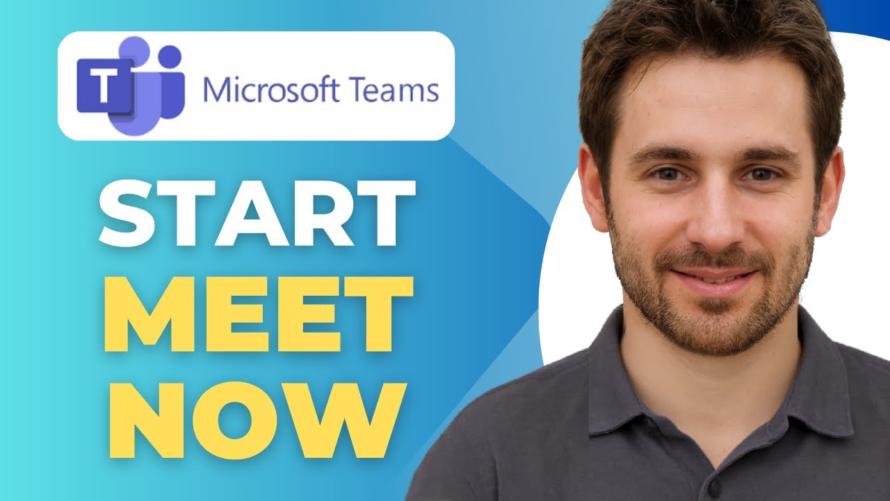 How to Start a Meet Now in Microsoft Teams Essentials - YouTube