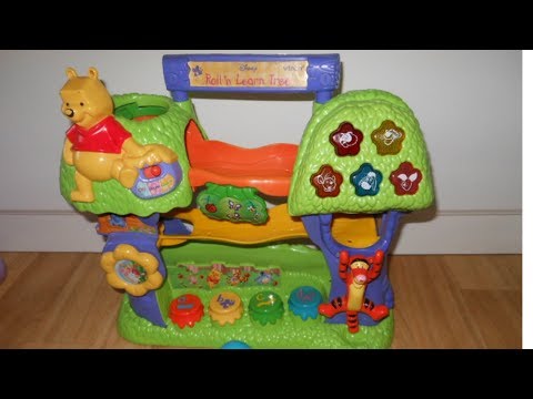 VTech - Winnie The Pooh Roll 'n Learn Tree musical and light up toy