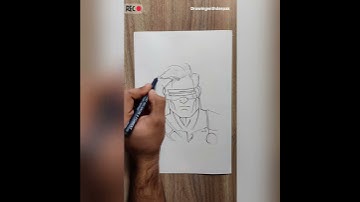 Cyclops Sketch In Comic Style | X-Men