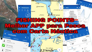 FISHING POINTS MELHOR APP para pesca, agora com carta náutica no aplicativo