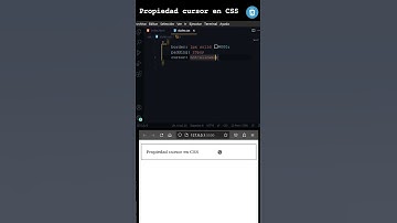 Propiedad cursor en CSS