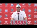 Danny Gonzales Postgame - UNM vs. Tennessee Tech 9/9/23