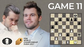 FIDE World Chess Championship Game 11 | Carlsen vs. Nepo