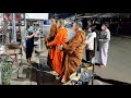 Tak Bat Thailand Buddism Religion - Giving food to Monks