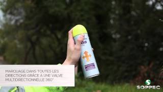 Soppec - Capot Ideal Spray Traceur De Chantier Fluorescent Multidirectionnel