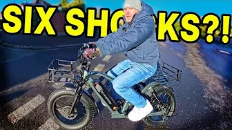 The Rugged E-Bike with Six Shocks and 750w Power