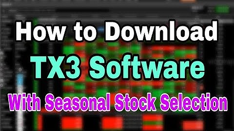 How to Download TX3 Software For Intraday Trading