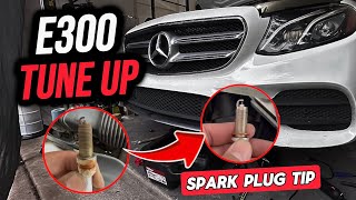 Mercedes E300 Tune-Up on a Budget! Filters & Spark Plugs DIY