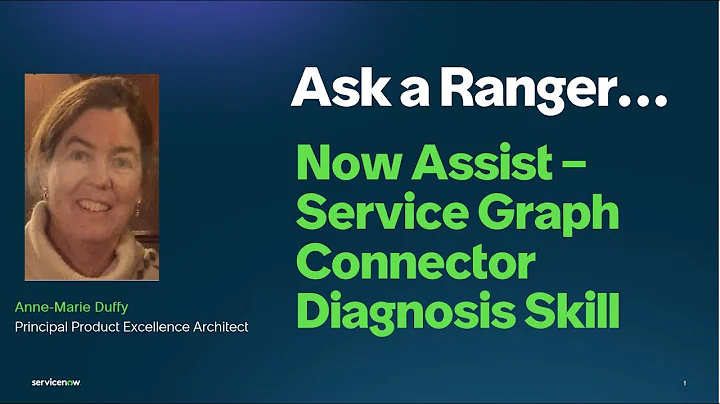 Now Assist for CMDB - Service Graph Connector Diagnosis Skill