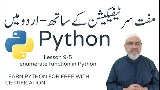 Python Lesson 9.5: Enumerate Function in Python