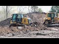 D6K Bulldozer Stripping Topsoil