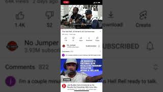 Hell Rell tells no jumper a Tupac story on how he records Profile