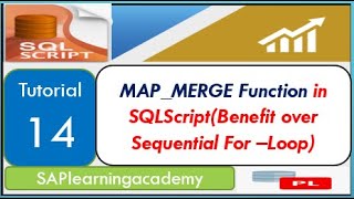 Celebrity SQL Script: MAP Merge Operator | How to use Map Merge operator over sequential For loop in Procedure Profile