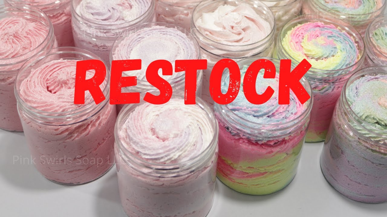 Small Business Restocking /Making Foaming Sugar Scrubs