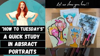 THIS WEEK'S #HOWTOTUESDAYS LESSON IS ALL ABOUT PORTRAIT #QUICKSTUDIES