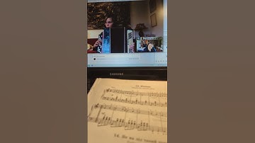 Learn how to play chromatic B accordion bayan Student demo