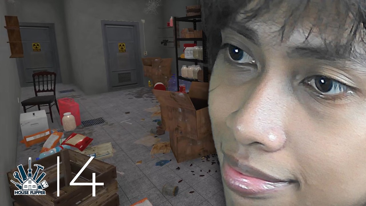 siapa juga yang mau bersihkan bunker? | House Flipper [PC] #4