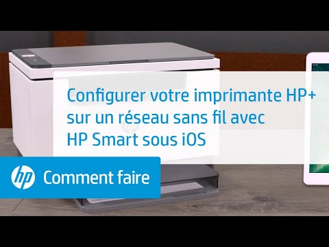 Configurer votre imprimante HP+ sur réseau sans fil avec HP Smart sous iOS | @HPSupport