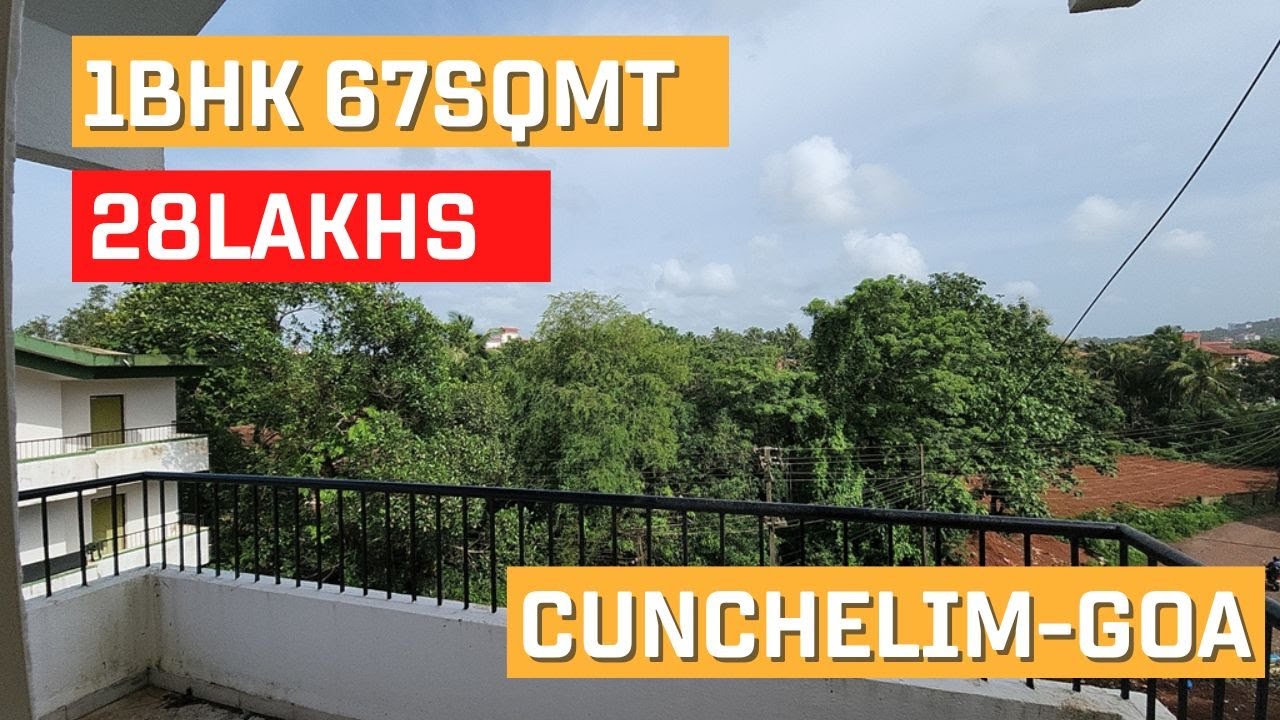 1 Bhk 67sqmt flat for Sale in CunchelimMapusa, NorthGoa. (28L) (SRE4560G) YouTube