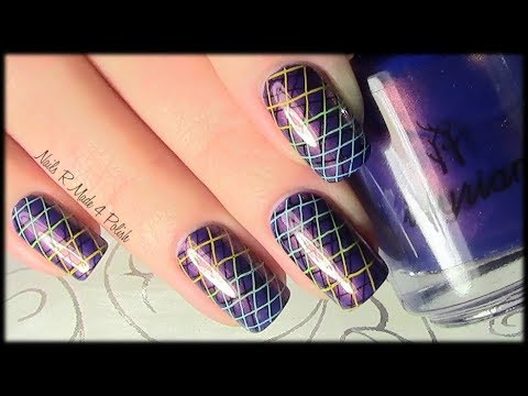 geometric-stamping-nailart-design-tutorial-/-quick-&-easy-manicure-with-nail-polish
