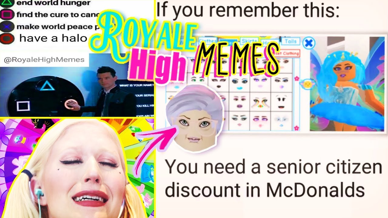 Create meme roblox , royal high roblox, roblox royale high