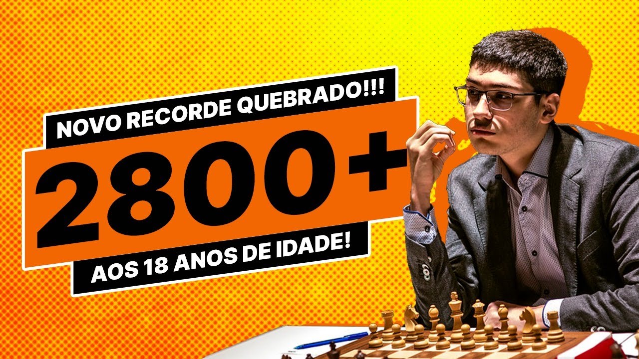 Firoujza é o mais jovem da história a passar 2800 de rating! Ele bateu  Magnus Carlsen! 