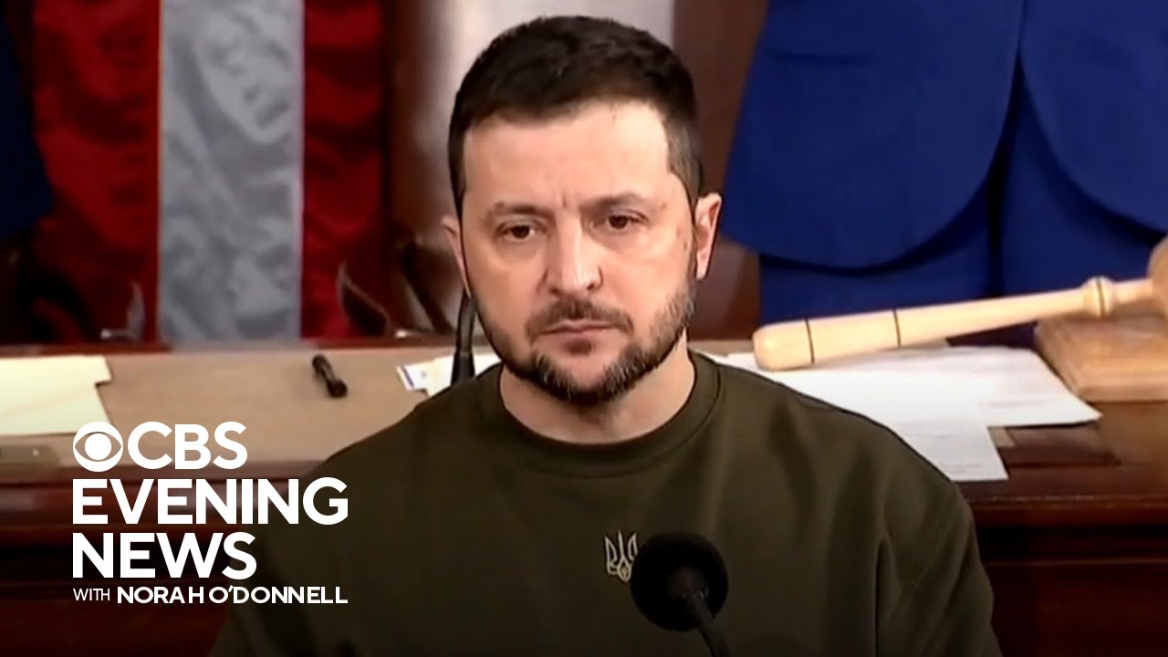 Ukrainian president makes impassioned plea for aid