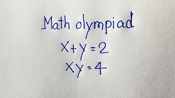A Nice German Math Olympiad Question | Algebra Problem Solution : (X,Y)=?