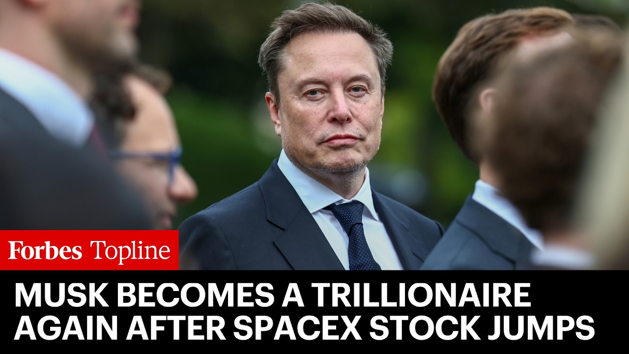 Elon Musk Becomes A Trillionaire—Again—After SpaceX Stock Jumps