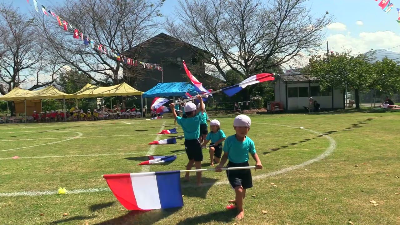 年長児カラーガード