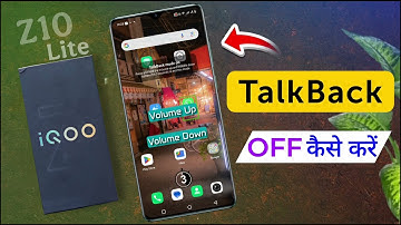 How to Disable Talkback in iQOO Z10 Lite | iqoo z10 lite me Talk Back Off Kaise Kare