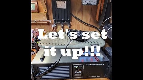 GMRS - The Repeater Set Up!!!  Setting up the Vertex VDX-R70