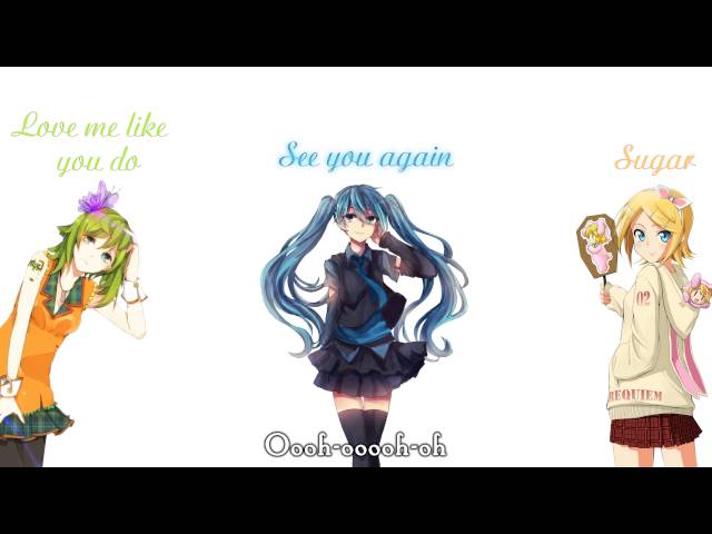 「Nightcore」→ See You Again/ Sugar/ Love Me Like You Do (Acoustic Mashup) ( Switching Vocal ) class=