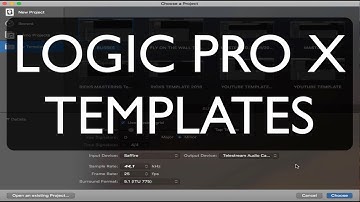 LOGIC PRO X : TEMPLATES