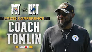 Coach Mike Tomlin names starting QB for Preseason Week 3 vs Detroit Lions Pittsb