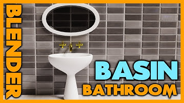 Bathroom basin and mirror | Blender